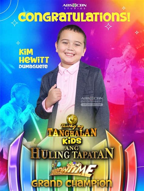 Dumaguete’s Kim Hewitt wins TNT Kids Season 2 .